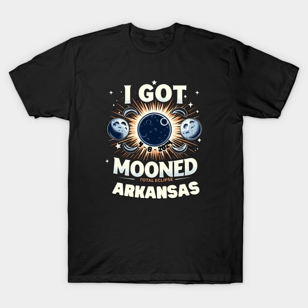 I GOT MOONED ARKANSAS TOTAL ECLIPSE 4 8 2024 T-Shirt by Truth or Rare